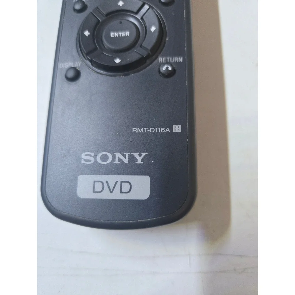 Sony RMT D116A DVD Player Remote Control Black